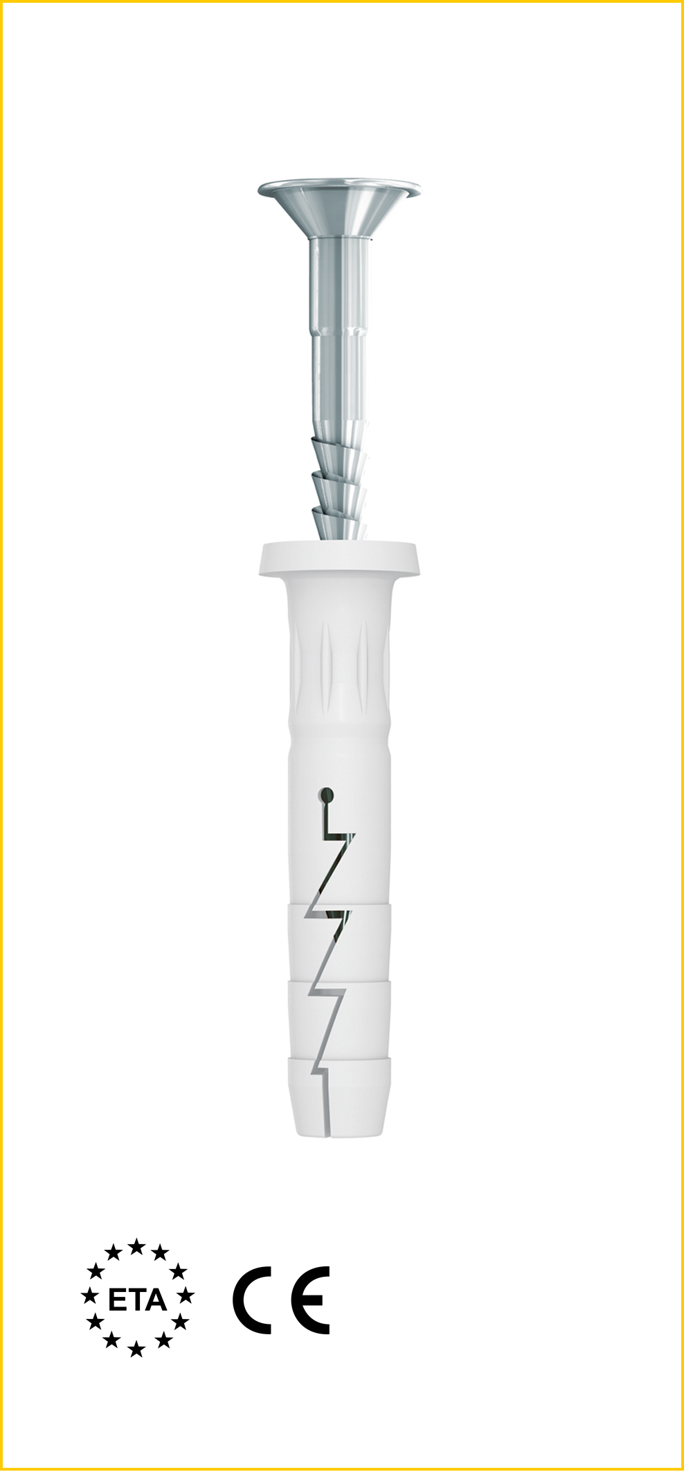 SPIKERPLUGG MED RUND KRAGE RAWLPLUG FX-N-C